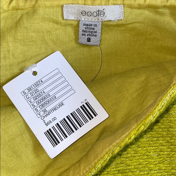Ecote Chartreuse Skirt - Picture 3 of 3